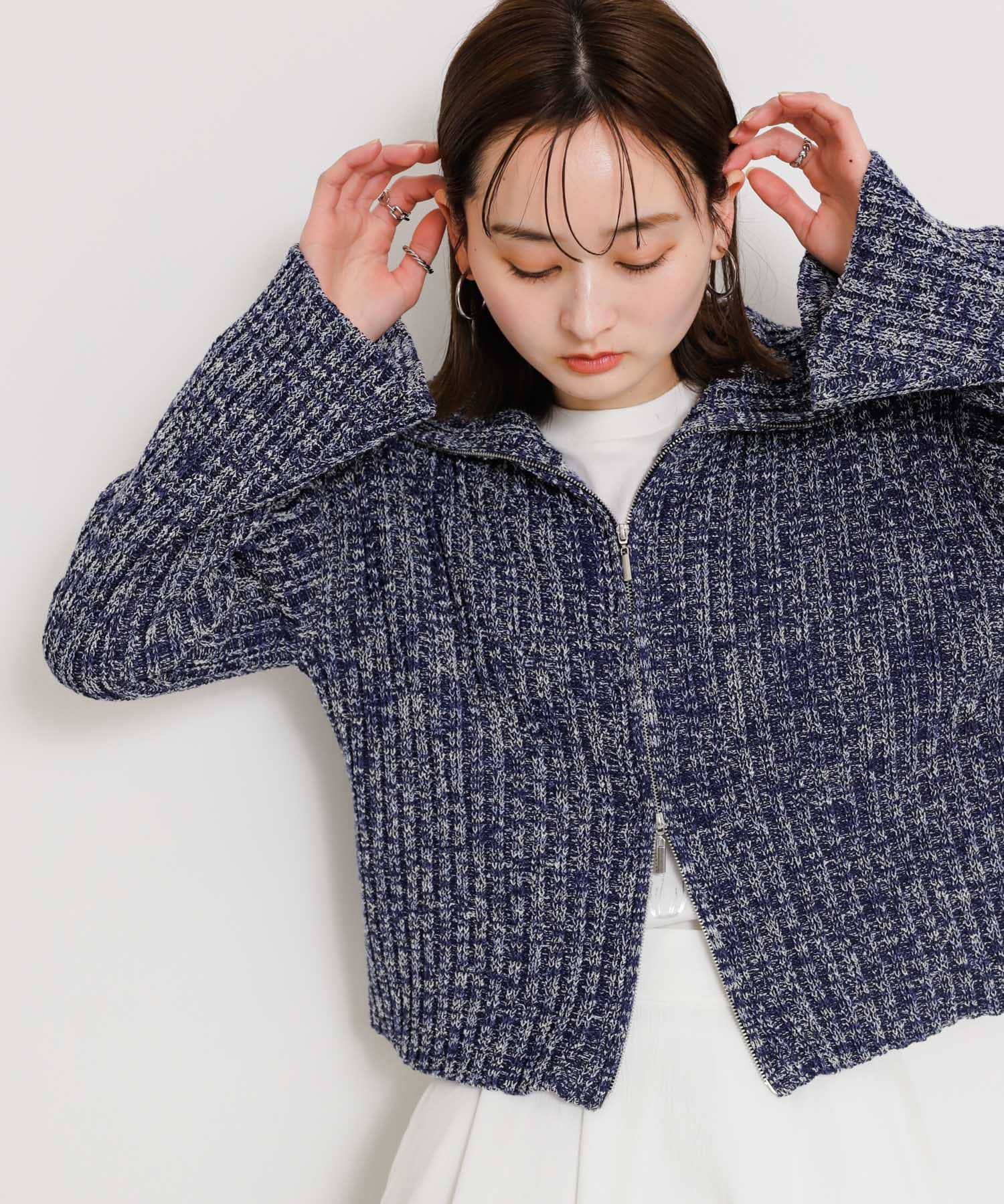 SENSE OF PLACE by URBAN RESEARCH「ダブルジップセーター」|ニット・セーター|