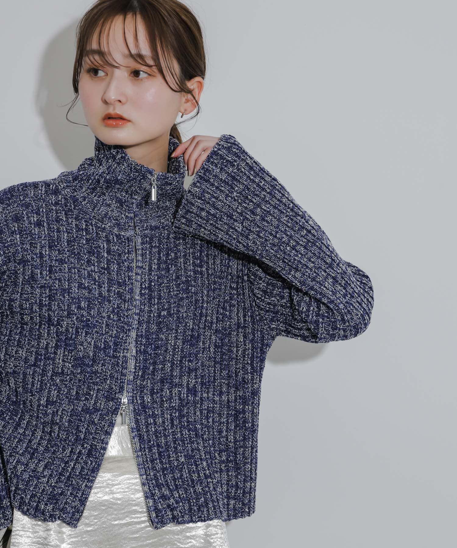 SENSE OF PLACE by URBAN RESEARCH「ダブルジップセーター」|ニット・セーター|