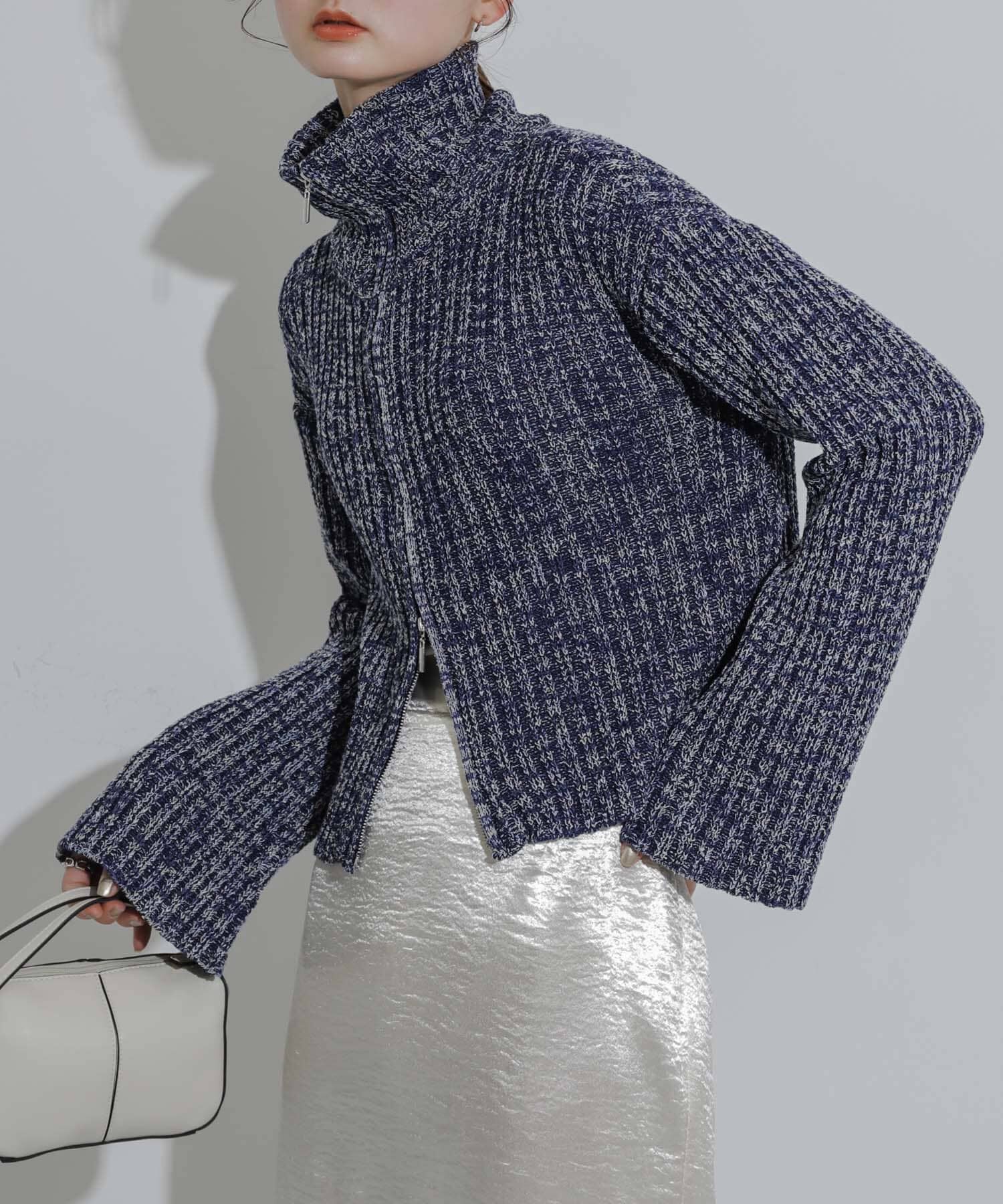 SENSE OF PLACE by URBAN RESEARCH「ダブルジップセーター」|ニット・セーター|