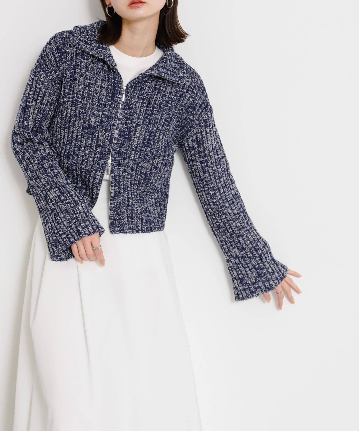 SENSE OF PLACE by URBAN RESEARCH「ダブルジップセーター」|ニット・セーター|