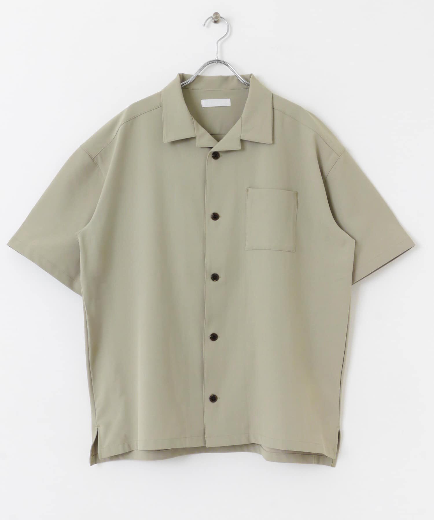 SENSE OF PLACE by URBAN RESEARCH「『ユニセックス』オープンカラールーズシャツ(5分袖)」|シャツ・ブラウス|