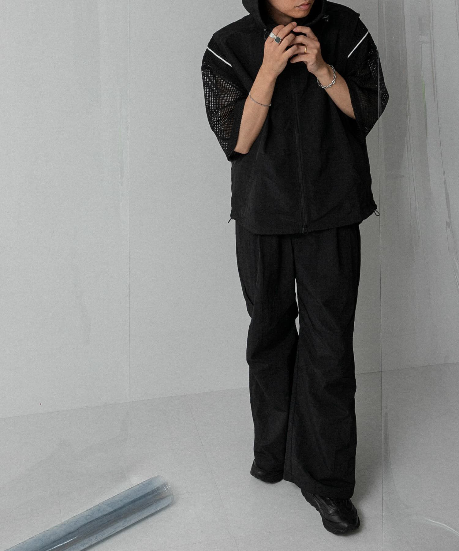 SENSE OF PLACE by URBAN RESEARCH「『わたべ&times;SOP』ナイロンフレアワイドパンツ」|その他|