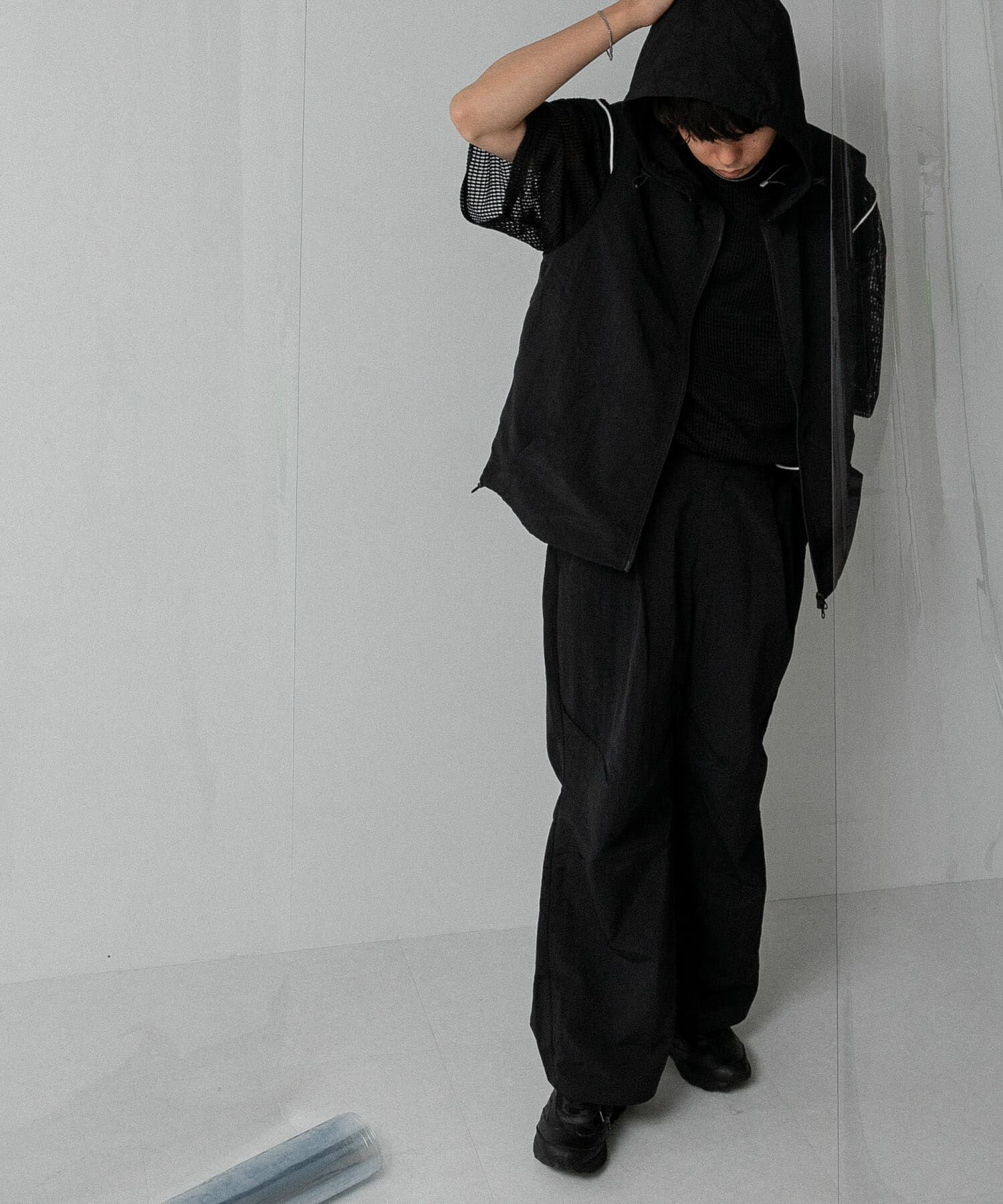 SENSE OF PLACE by URBAN RESEARCH「『わたべ&times;SOP』ナイロンフレアワイドパンツ」|その他|