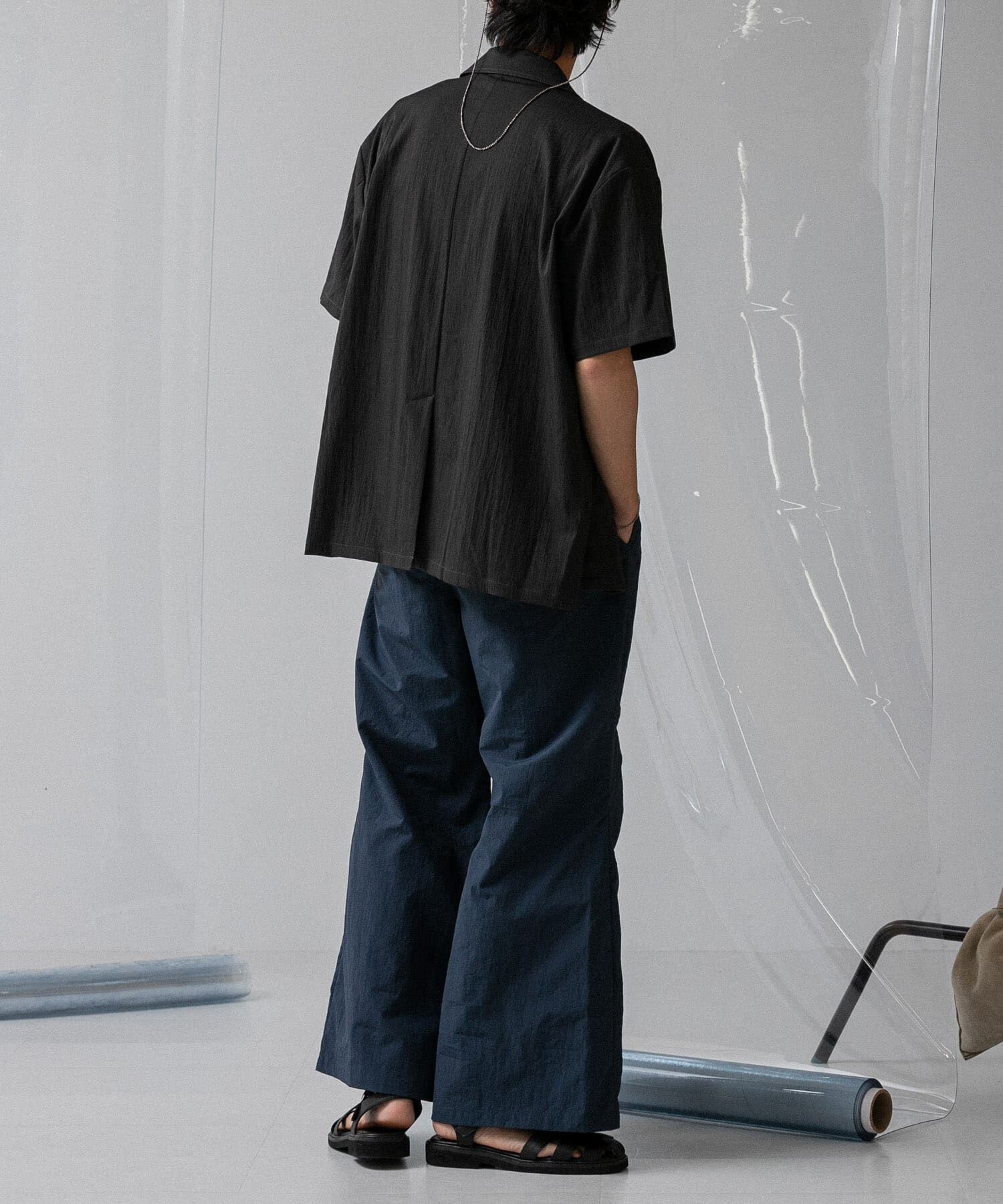 SENSE OF PLACE by URBAN RESEARCH「『わたべ&times;SOP』ナイロンフレアワイドパンツ」|その他|