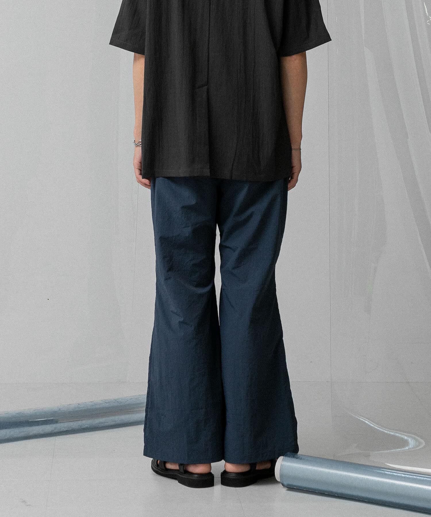 SENSE OF PLACE by URBAN RESEARCH「『わたべ&times;SOP』ナイロンフレアワイドパンツ」|その他|