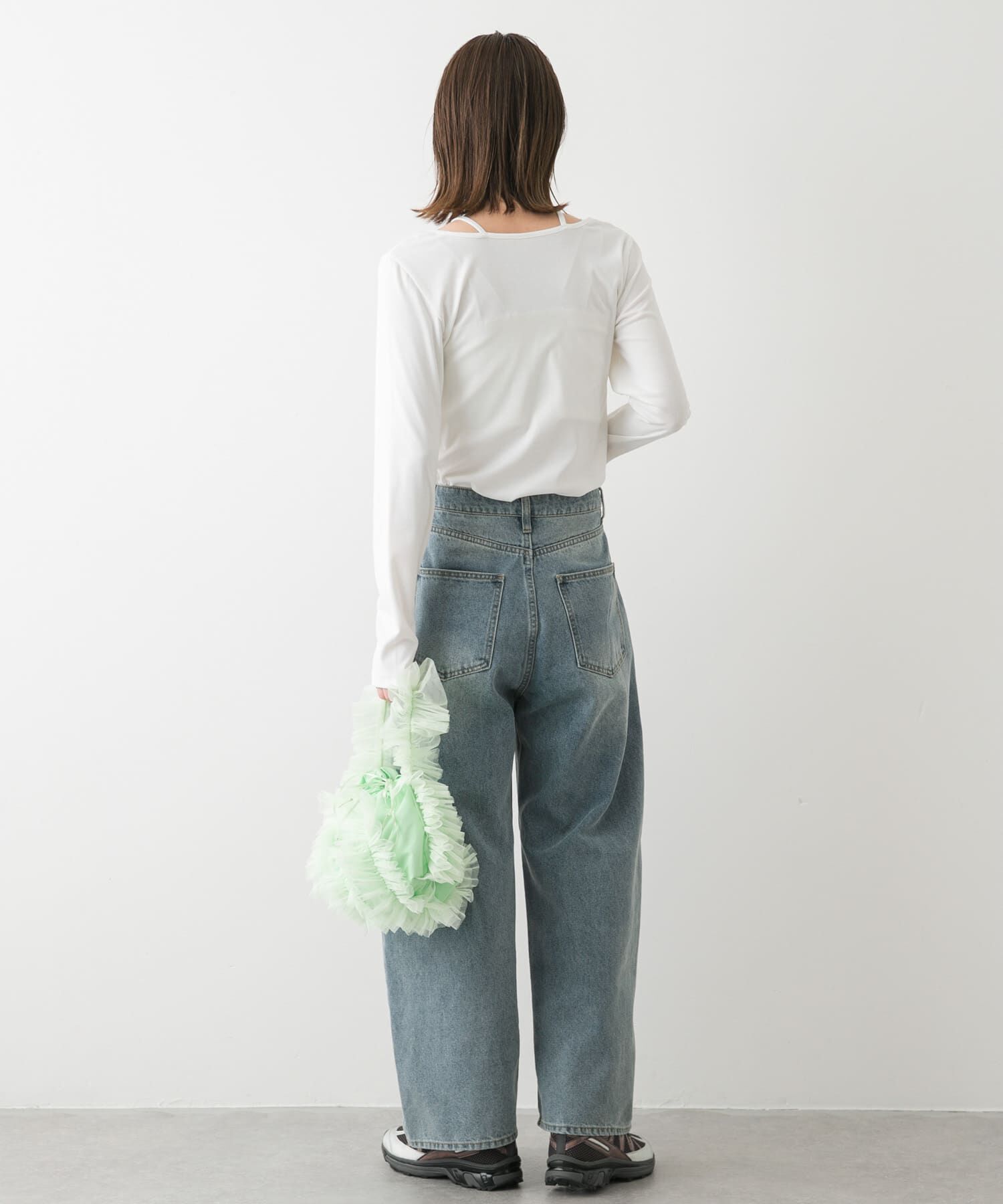 SENSE OF PLACE by URBAN RESEARCH「チュールハンドバッグ」|ハンドバッグ|