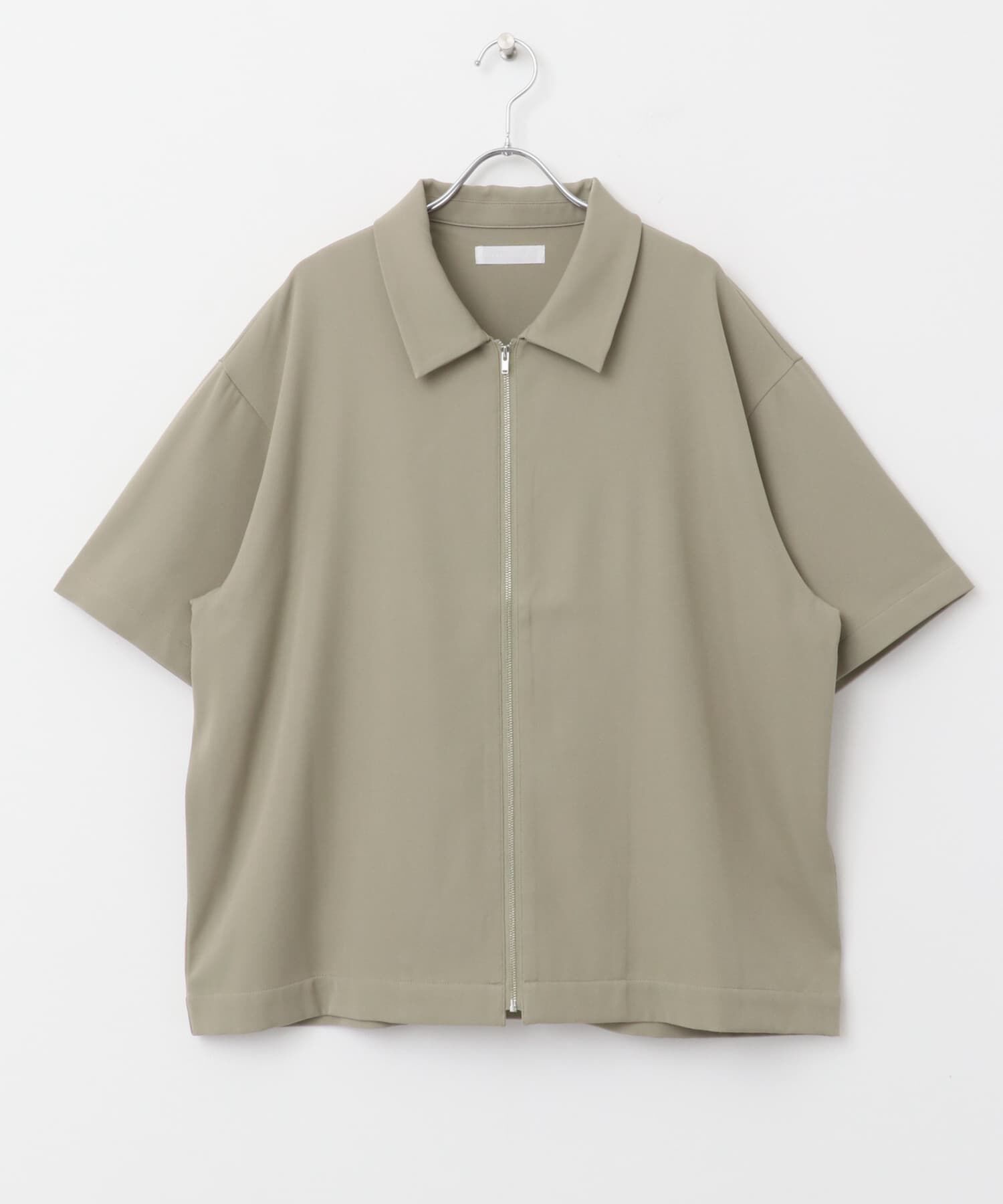 SENSE OF PLACE by URBAN RESEARCH「ZIPショートスリーブルーズシャツ」|シャツ・ブラウス|