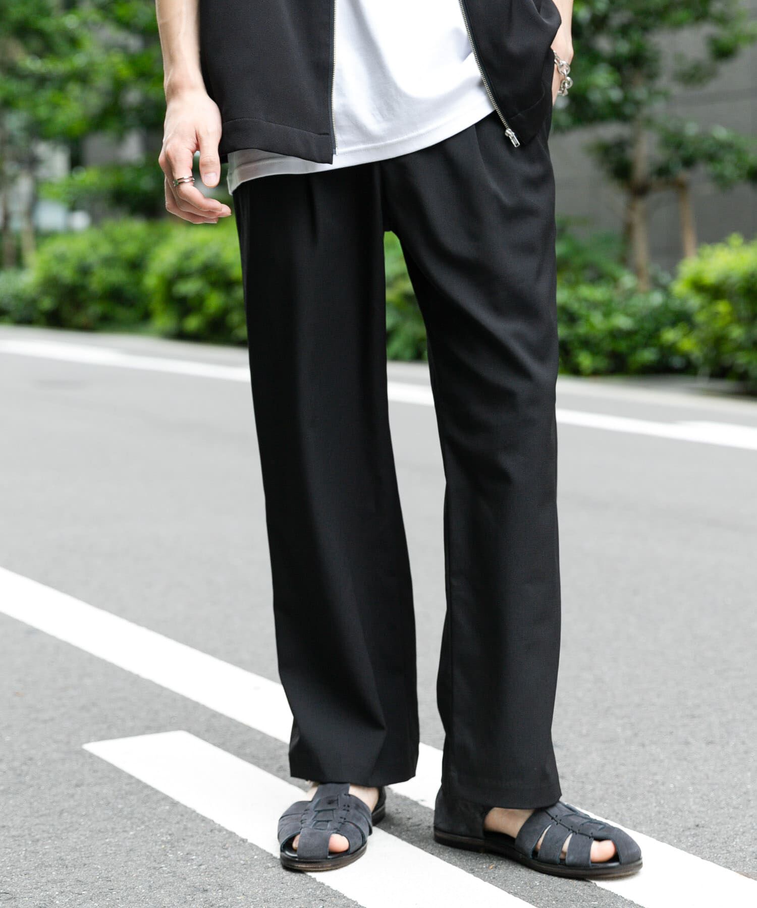 SENSE OF PLACE by URBAN RESEARCH「ダブルタックワイドパンツ」|その他|