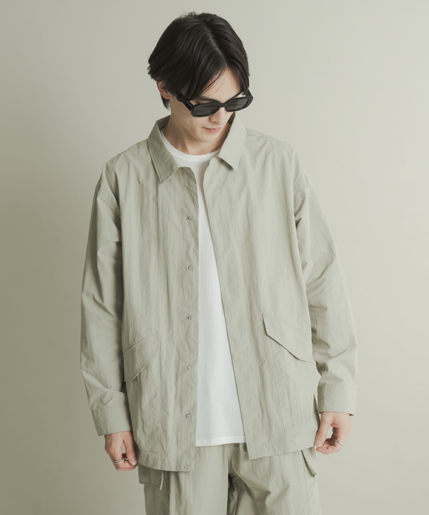 SENSE OF PLACE by URBAN RESEARCH「ユーティリティーロングスリーブシャツジャケット」|その他|