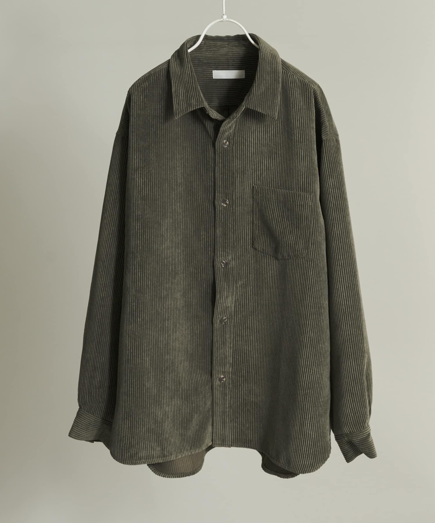SENSE OF PLACE by URBAN RESEARCH「『ユニセックス』ウォッシュドコーデュロイロングスリーブシャツ」|シャツ・ブラウス|