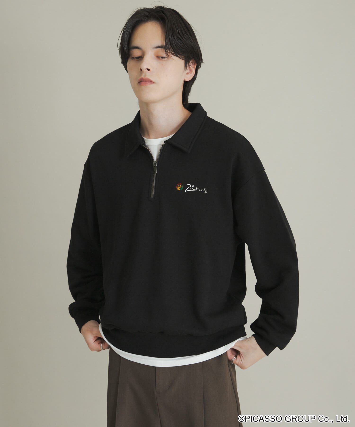 SENSE OF PLACE by URBAN RESEARCH「PICASSO ハーフジップスウェット」|スウェット・ジャージ|