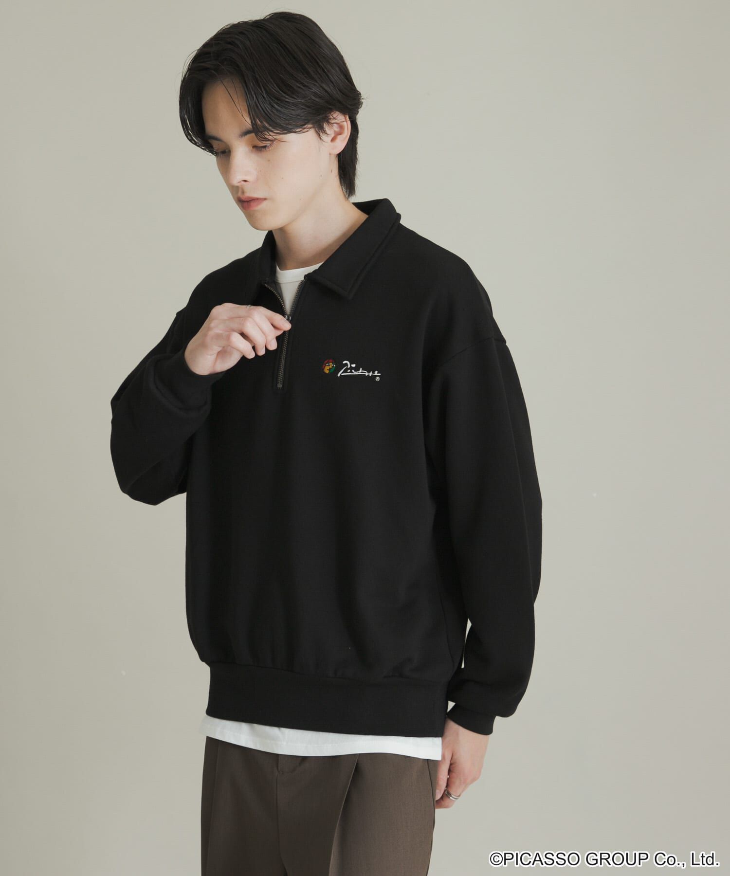 SENSE OF PLACE by URBAN RESEARCH「PICASSO ハーフジップスウェット」|スウェット・ジャージ|