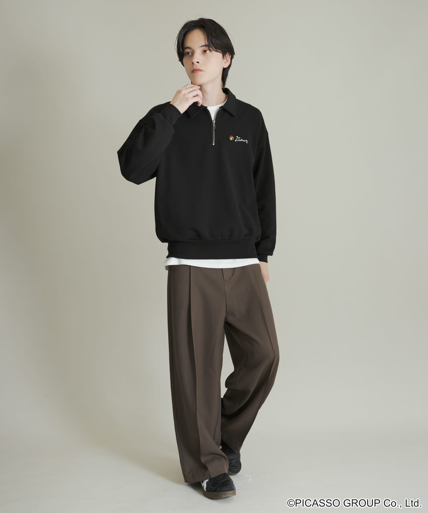 SENSE OF PLACE by URBAN RESEARCH「PICASSO ハーフジップスウェット」|スウェット・ジャージ|