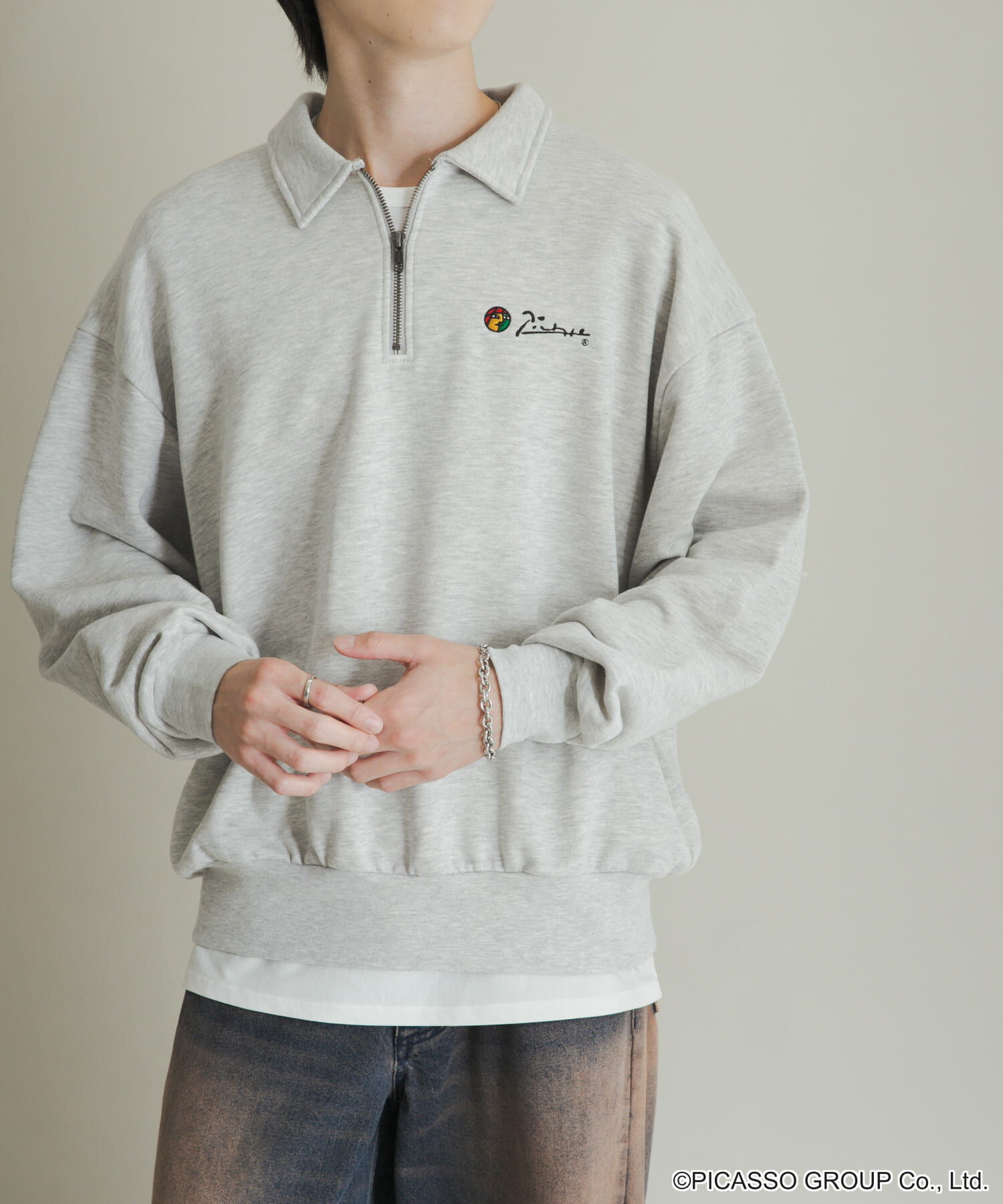 SENSE OF PLACE by URBAN RESEARCH「PICASSO ハーフジップスウェット」|スウェット・ジャージ|