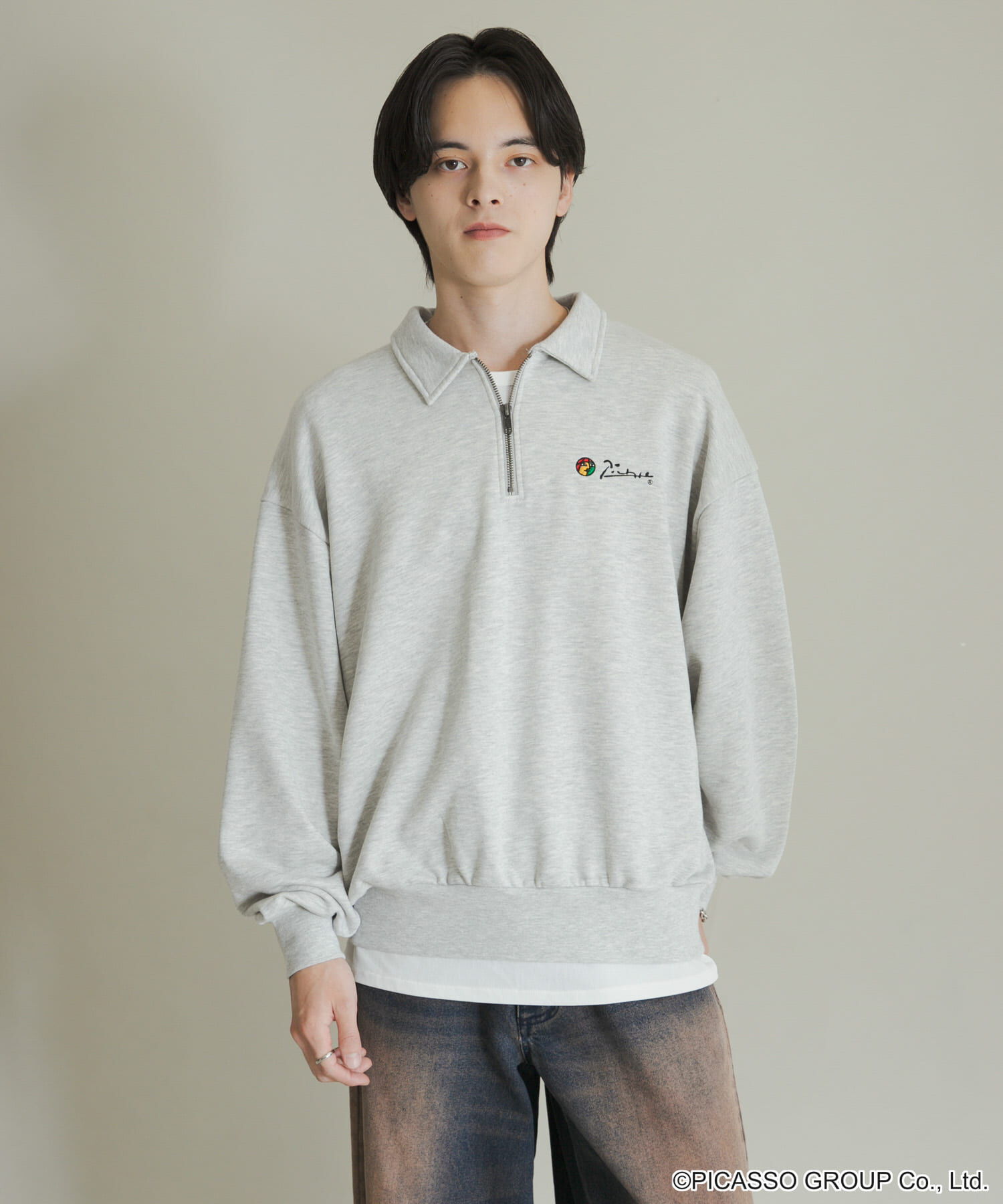 SENSE OF PLACE by URBAN RESEARCH「PICASSO ハーフジップスウェット」|スウェット・ジャージ|