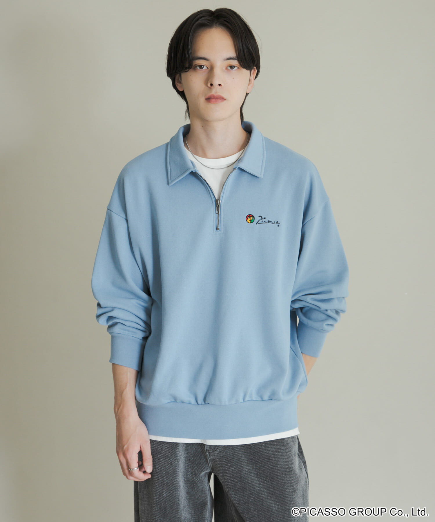SENSE OF PLACE by URBAN RESEARCH「PICASSO ハーフジップスウェット」|スウェット・ジャージ|