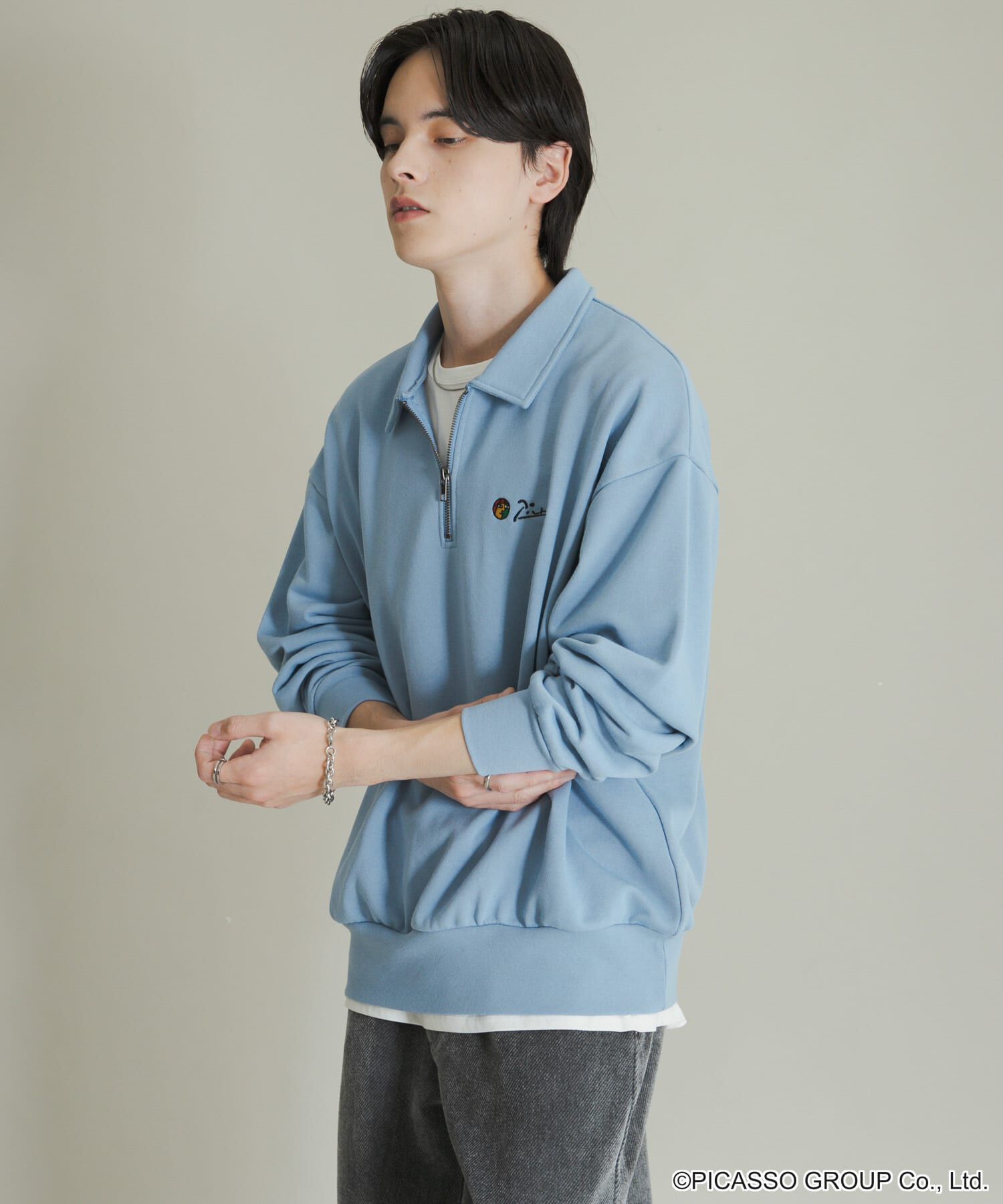 SENSE OF PLACE by URBAN RESEARCH「PICASSO ハーフジップスウェット」|スウェット・ジャージ|