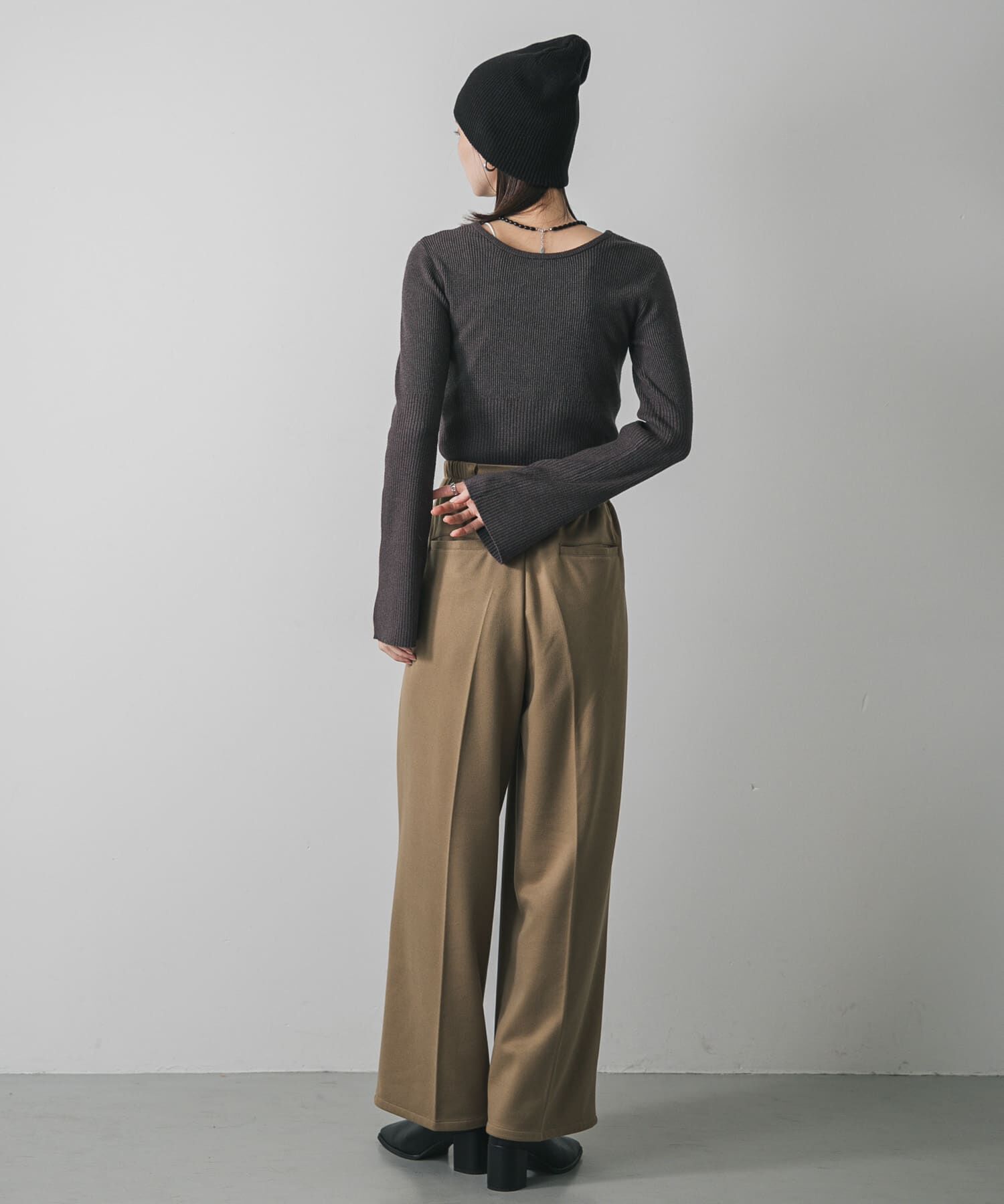 SENSE OF PLACE by URBAN RESEARCH「『WEB限定』2WAYストレッチラウンドネックセーター」|ニット・セーター|