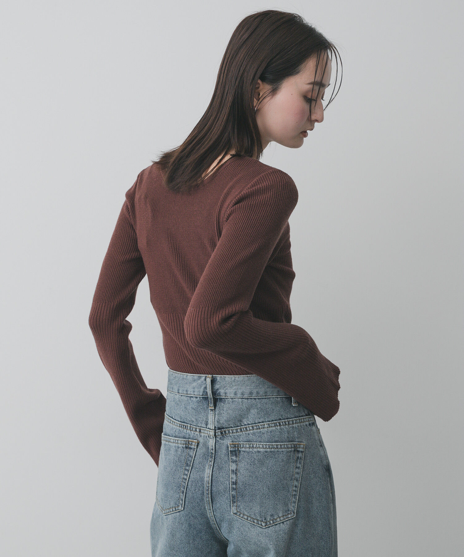 SENSE OF PLACE by URBAN RESEARCH「『WEB限定』2WAYストレッチラウンドネックセーター」|ニット・セーター|