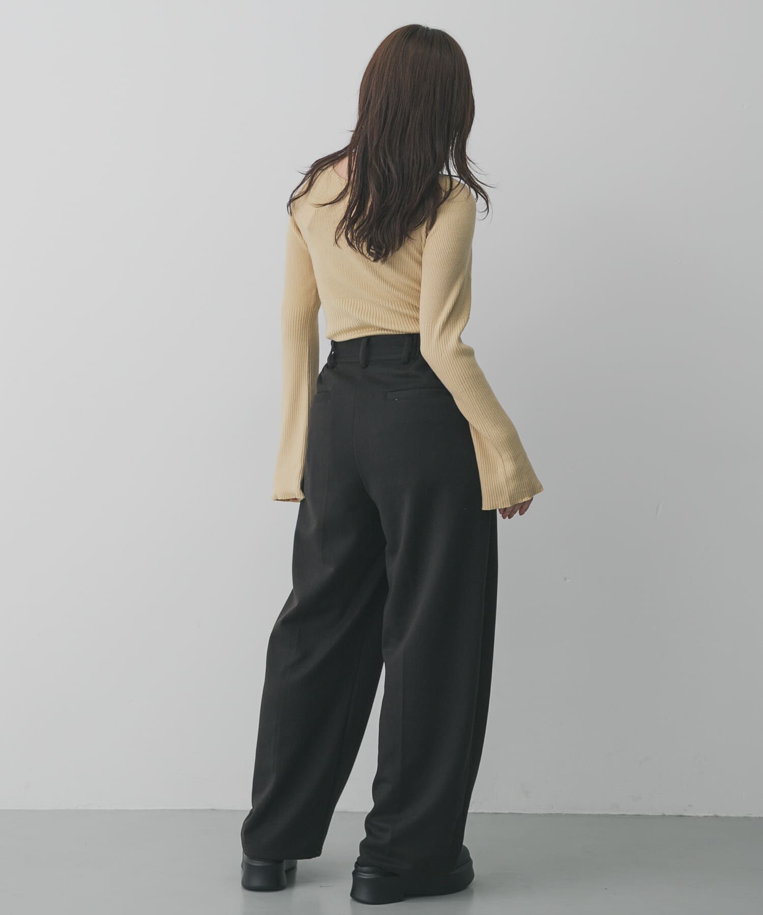 SENSE OF PLACE by URBAN RESEARCH「『WEB限定』2WAYストレッチラウンドネックセーター」|ニット・セーター|