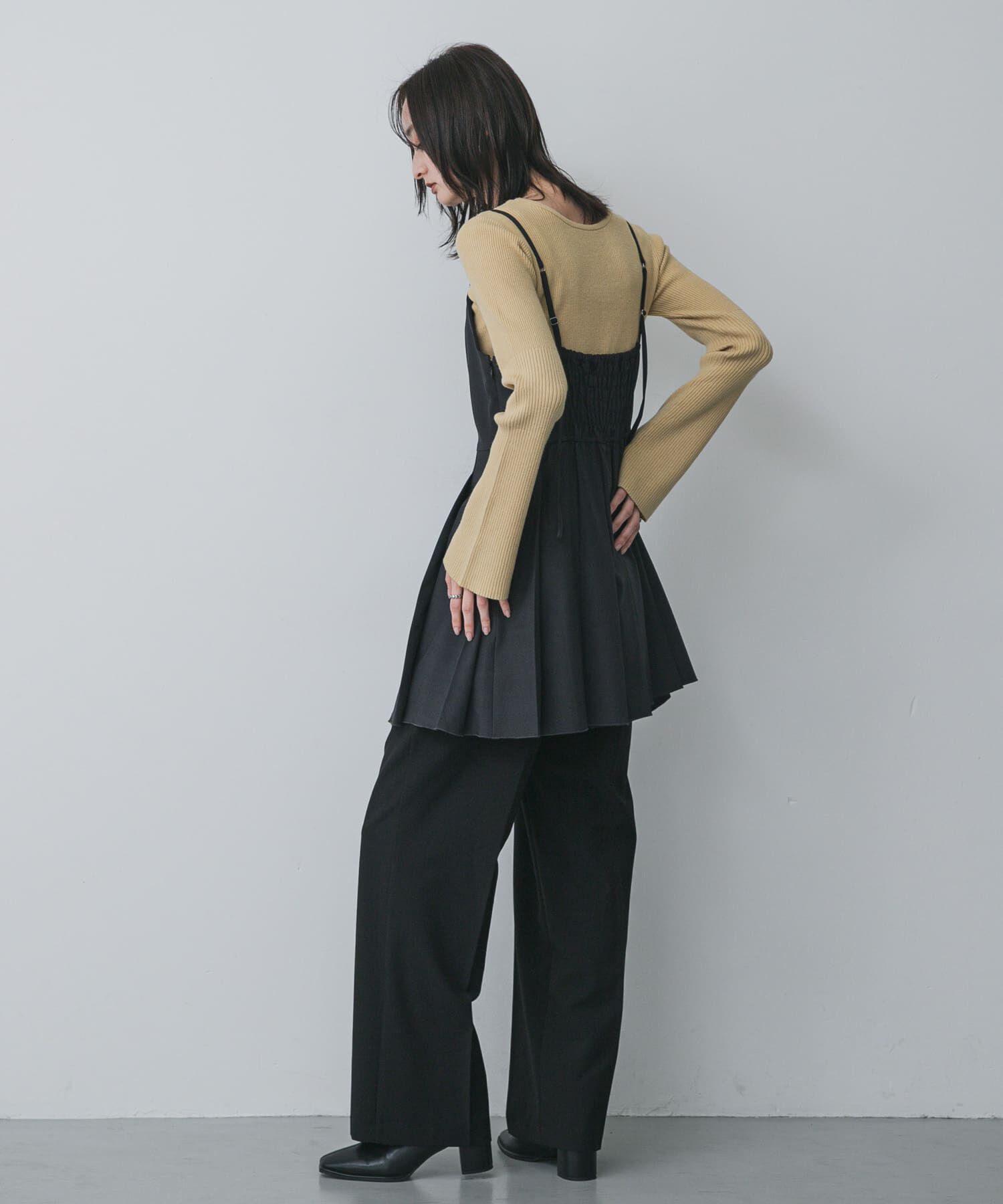 SENSE OF PLACE by URBAN RESEARCH「『WEB限定』2WAYストレッチラウンドネックセーター」|ニット・セーター|