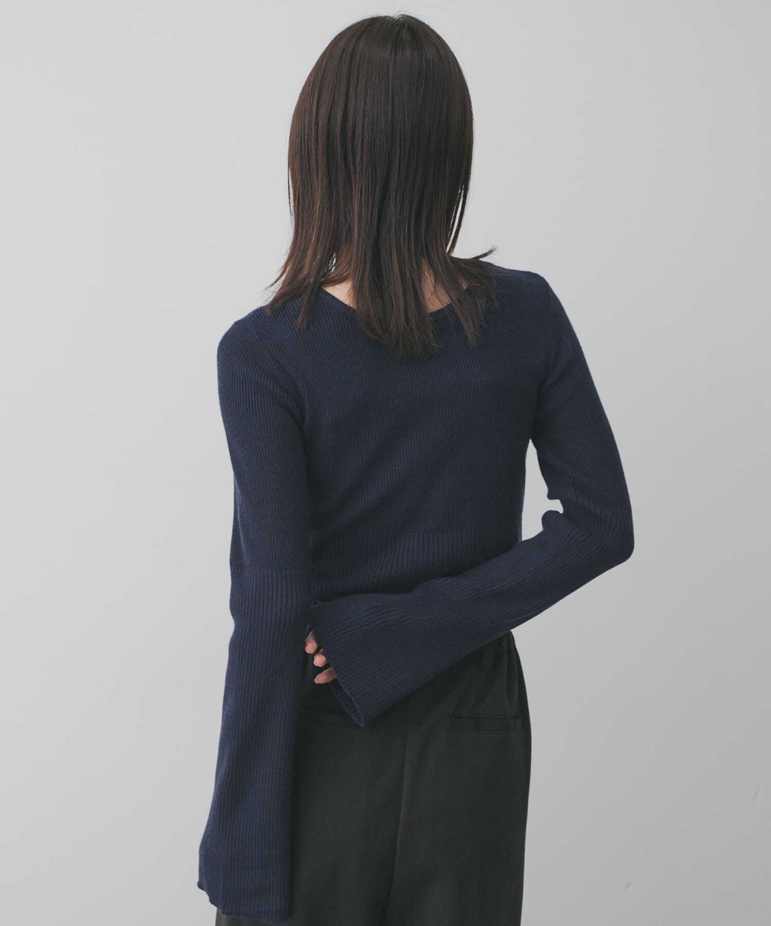 SENSE OF PLACE by URBAN RESEARCH「『WEB限定』2WAYストレッチラウンドネックセーター」|ニット・セーター|