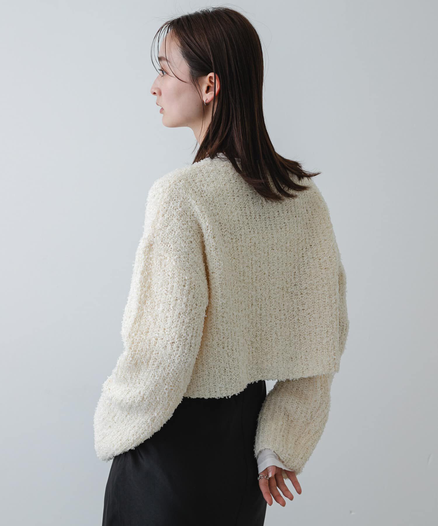 SENSE OF PLACE by URBAN RESEARCH「『洗濯可』コードテープヤーンカーディガン」|カーディガン|