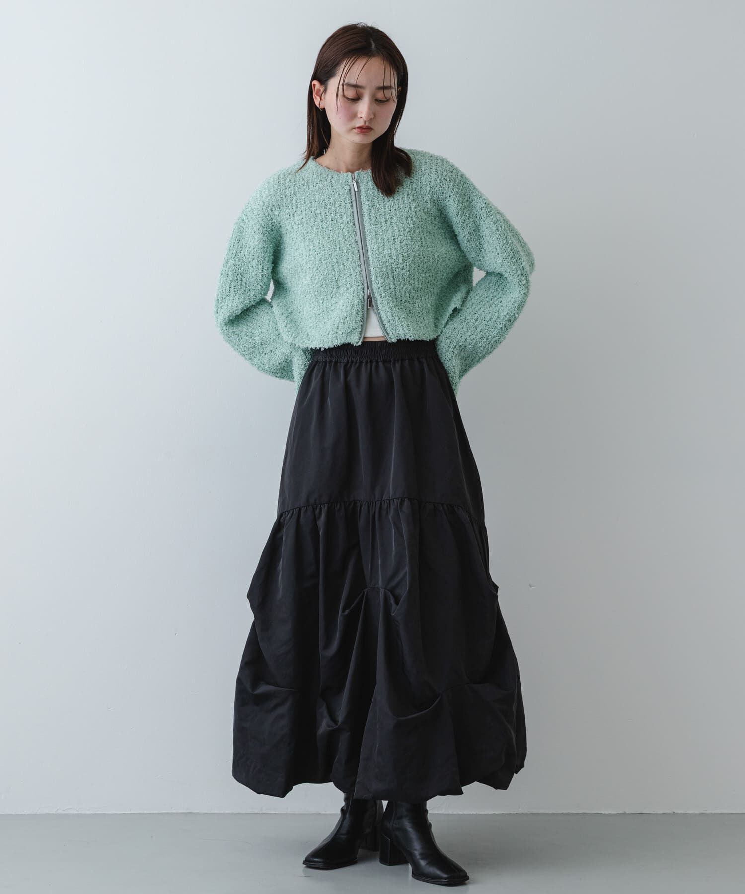 SENSE OF PLACE by URBAN RESEARCH「『洗濯可』コードテープヤーンカーディガン」|カーディガン|