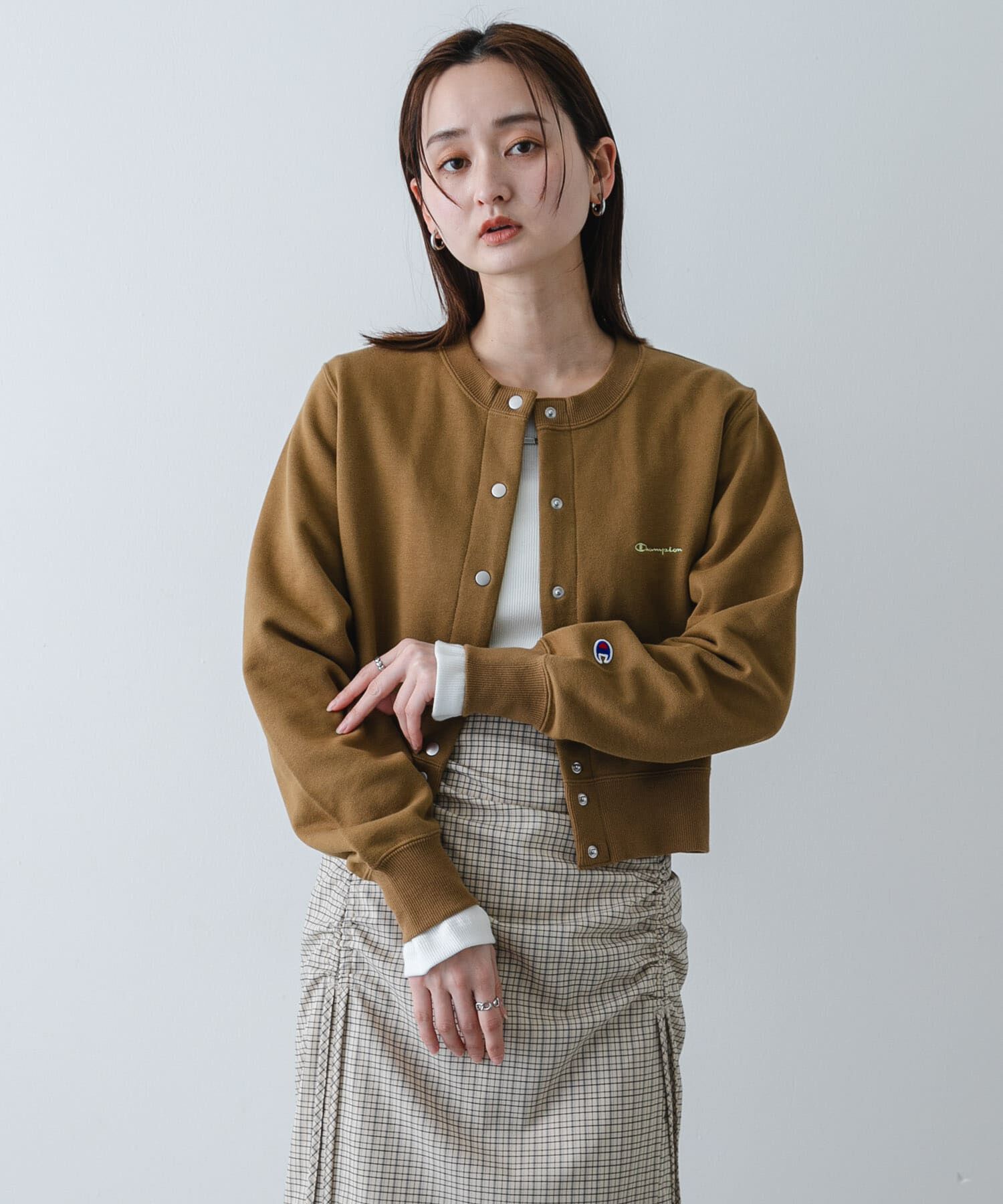 SENSE OF PLACE by URBAN RESEARCH「『別注』CHAMPION&times;SENSE OF PLACE　スウェットカーディガン」|カーディガン|