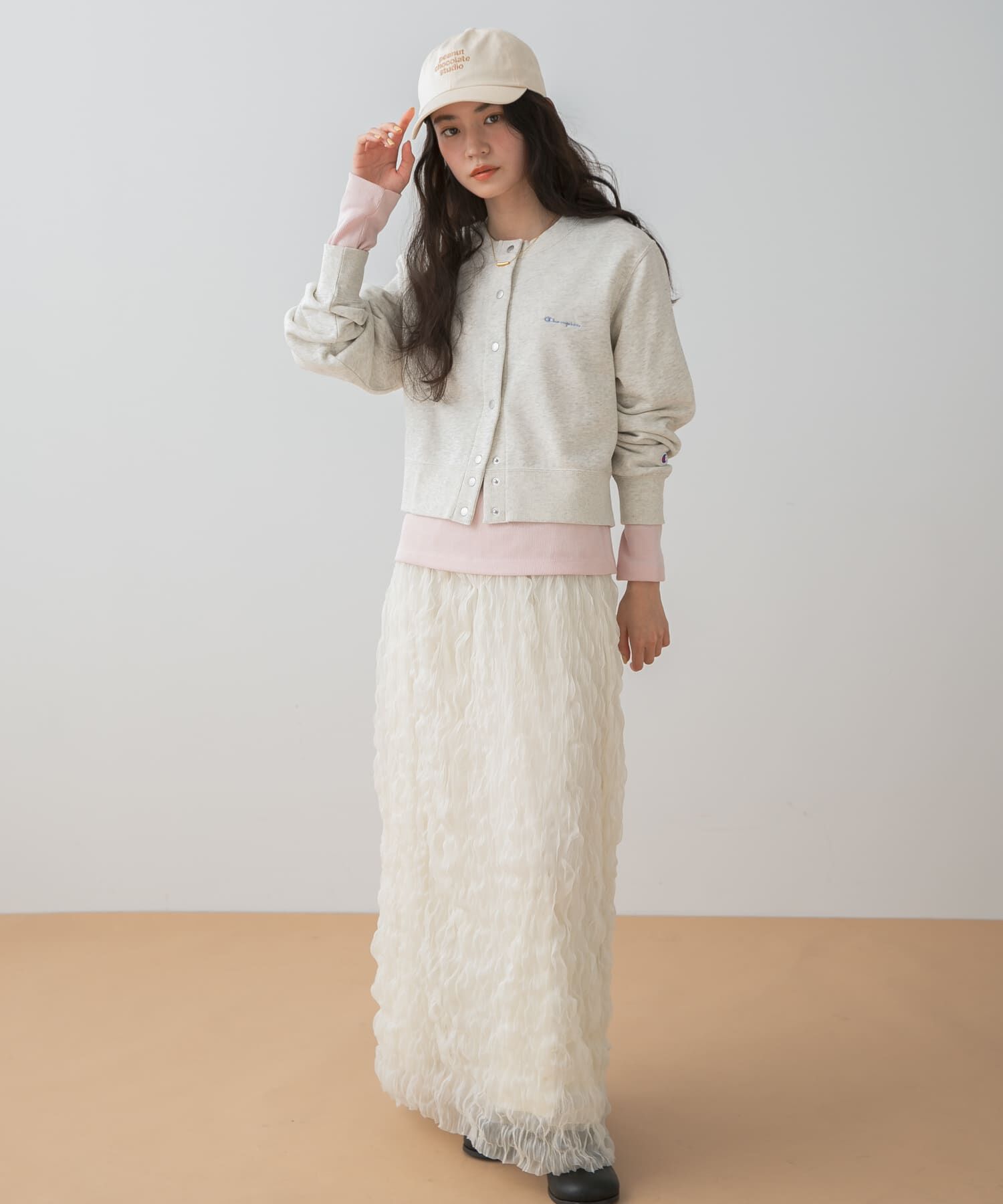 SENSE OF PLACE by URBAN RESEARCH「『別注』CHAMPION&times;SENSE OF PLACE　スウェットカーディガン」|カーディガン|