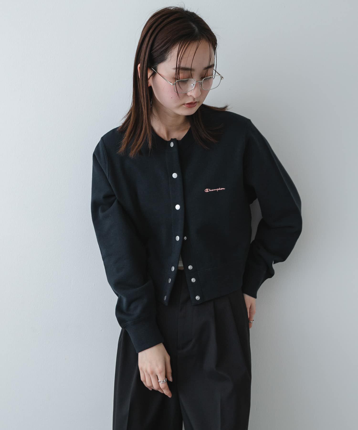 SENSE OF PLACE by URBAN RESEARCH「『別注』CHAMPION&times;SENSE OF PLACE　スウェットカーディガン」|カーディガン|