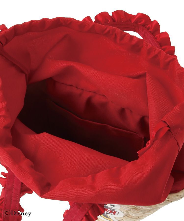 Maison de FLEUR「Minnie Mouse/フリルハンドルカゴバッグ」|ハンドバッグ|