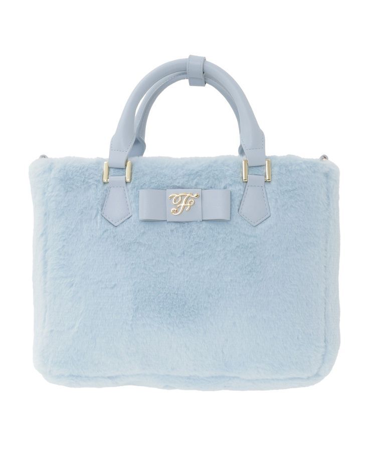 Maison de FLEUR「【限定カラーあり】フェイクファー中仕切りバッグ」|ハンドバッグ|