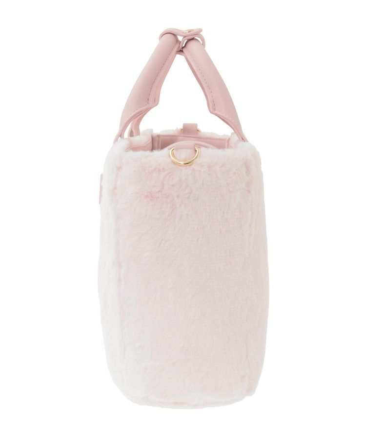 Maison de FLEUR「【限定カラーあり】フェイクファー中仕切りバッグ」|ハンドバッグ|