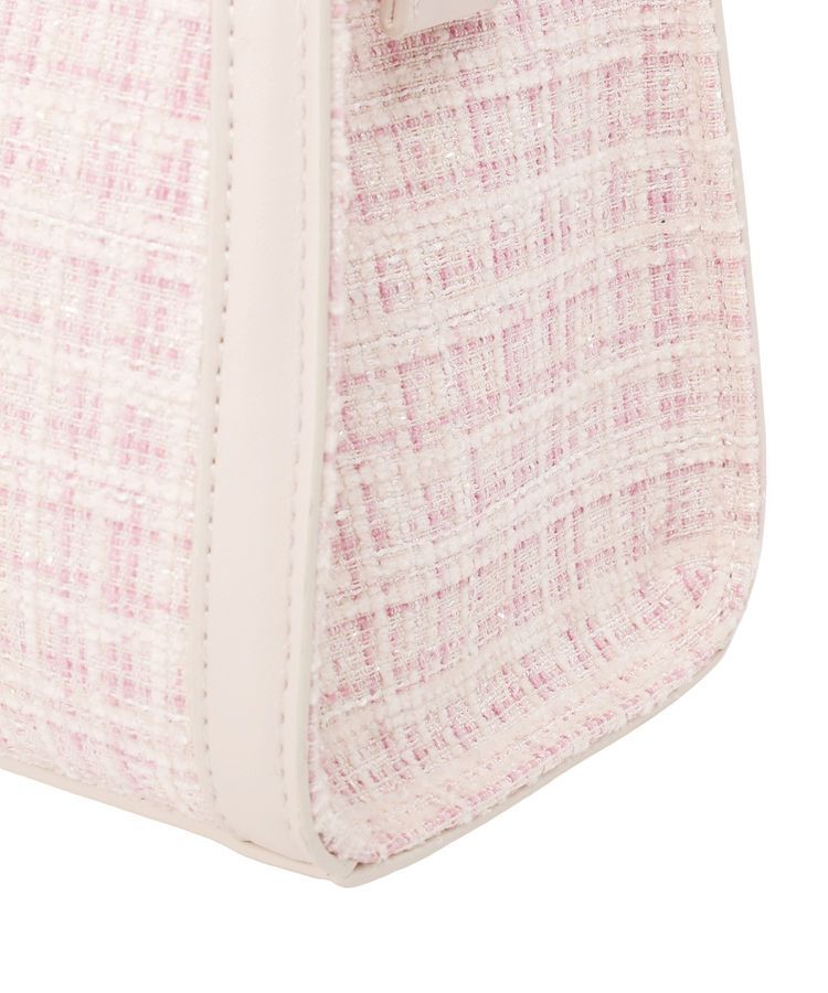 Maison de FLEUR「チャーム付きツイード2Wayバッグ」|ハンドバッグ|