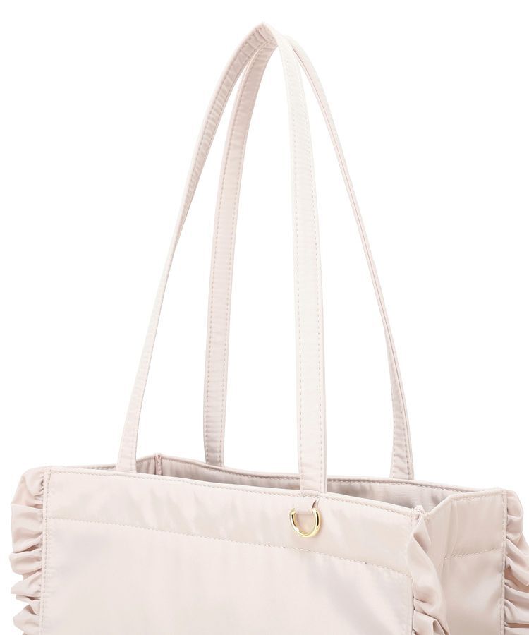 Maison de FLEUR「撥水加工フリルスクエアトートバッグ」|トートバッグ|