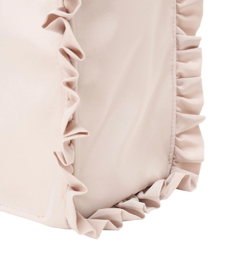 Maison de FLEUR「撥水加工フリルスクエアトートバッグ」|トートバッグ|
