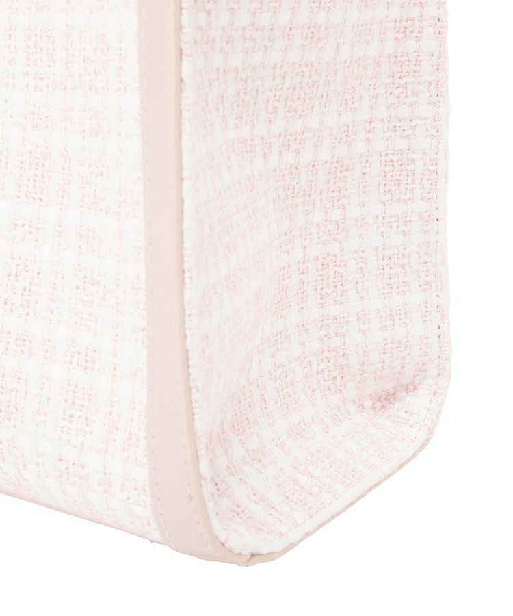 Maison de FLEUR「スカーフ付きツイードスクエアトートバッグ」|ハンドバッグ|