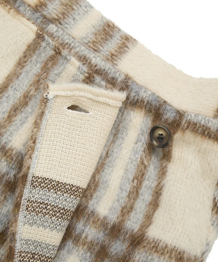 Green Parks「■WITH KURUMI NAKATA チェックラップスカート」|タイト|