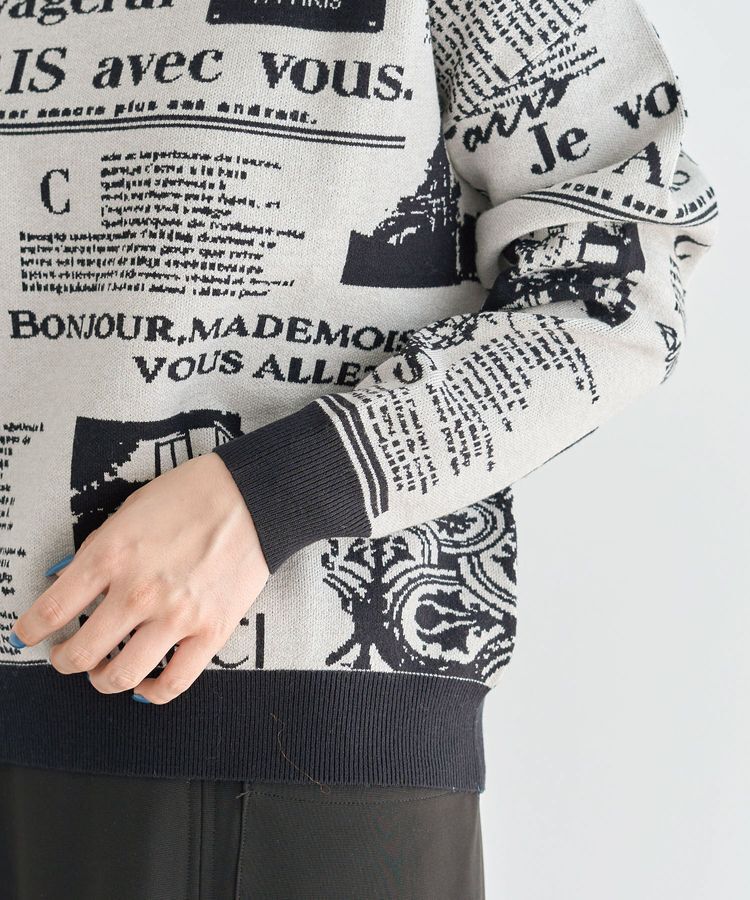 Green Parks「・furry rate ジャカードニットプルオーバー」|ニット・セーター|