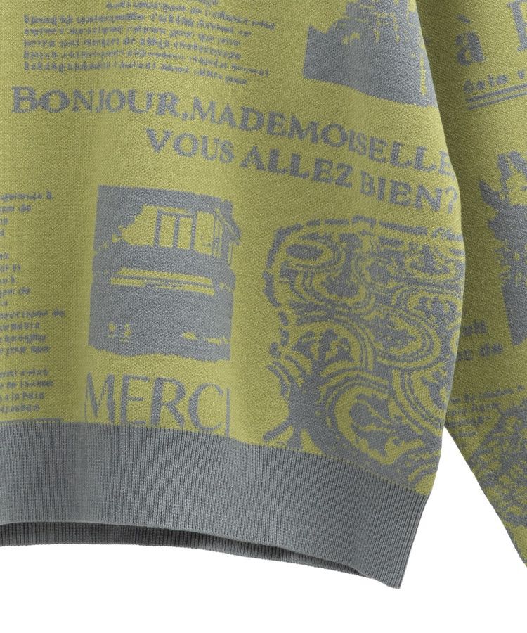 Green Parks「・furry rate ジャカードニットプルオーバー」|ニット・セーター|