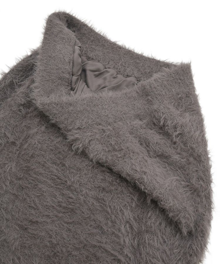 Green Parks「シャギーニットスカート」|タイト|