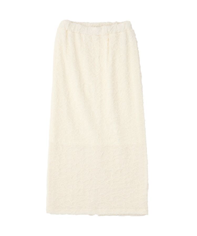 Green Parks「表面感ポコポコIラインスカート」|タイト|