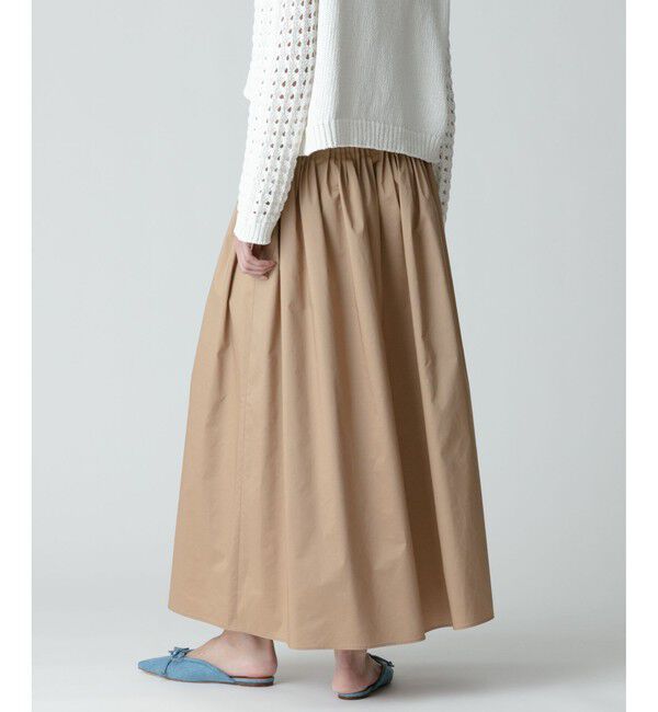 allureville「タフタピンタックギャザースカート」|スカート|