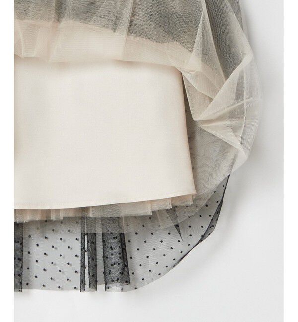 LOULOU WILLOUGHBY「【LOULOU WILLOUGHBY】ドットチュールスカート」|スカート|