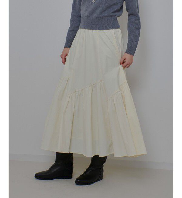 allureville「◇バイヤス切替ギャザースカート」|スカート|