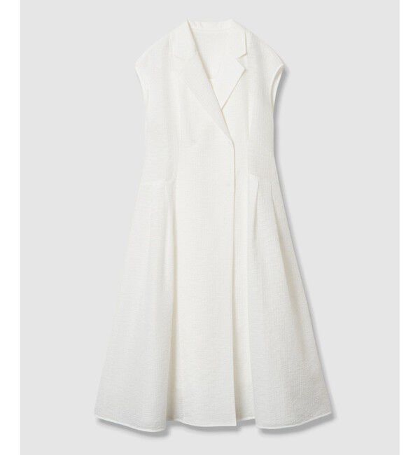 LOULOU WILLOUGHBY「【LOULOU WILLOUGHBY】シアージャガードテーラーワンピース」|ワンピース|