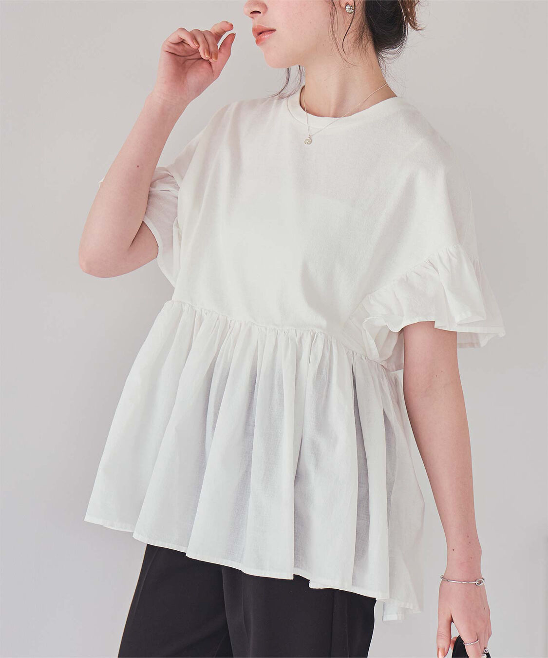 titivate「ｷﾞｬｻﾞｰﾍﾟﾌﾟﾗﾑﾄﾞｯｷﾝｸﾞﾄｯﾌﾟｽ」|Tシャツ・カットソー|