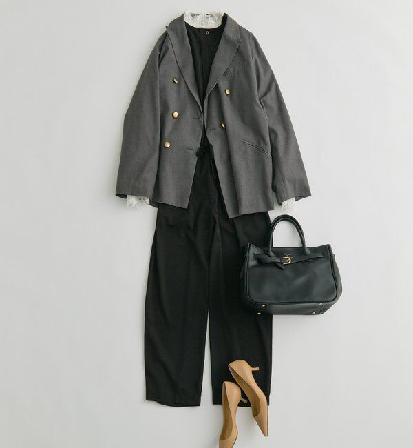  「ダブルストレッチレースカットソー」|プルオーバー|