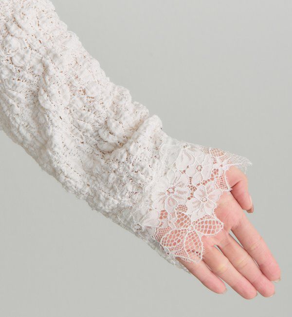  「ダブルストレッチレースカットソー」|プルオーバー|